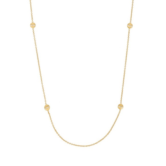 Gorjana Jewelry - Gorjana Gold Chaplin Long Station Necklace